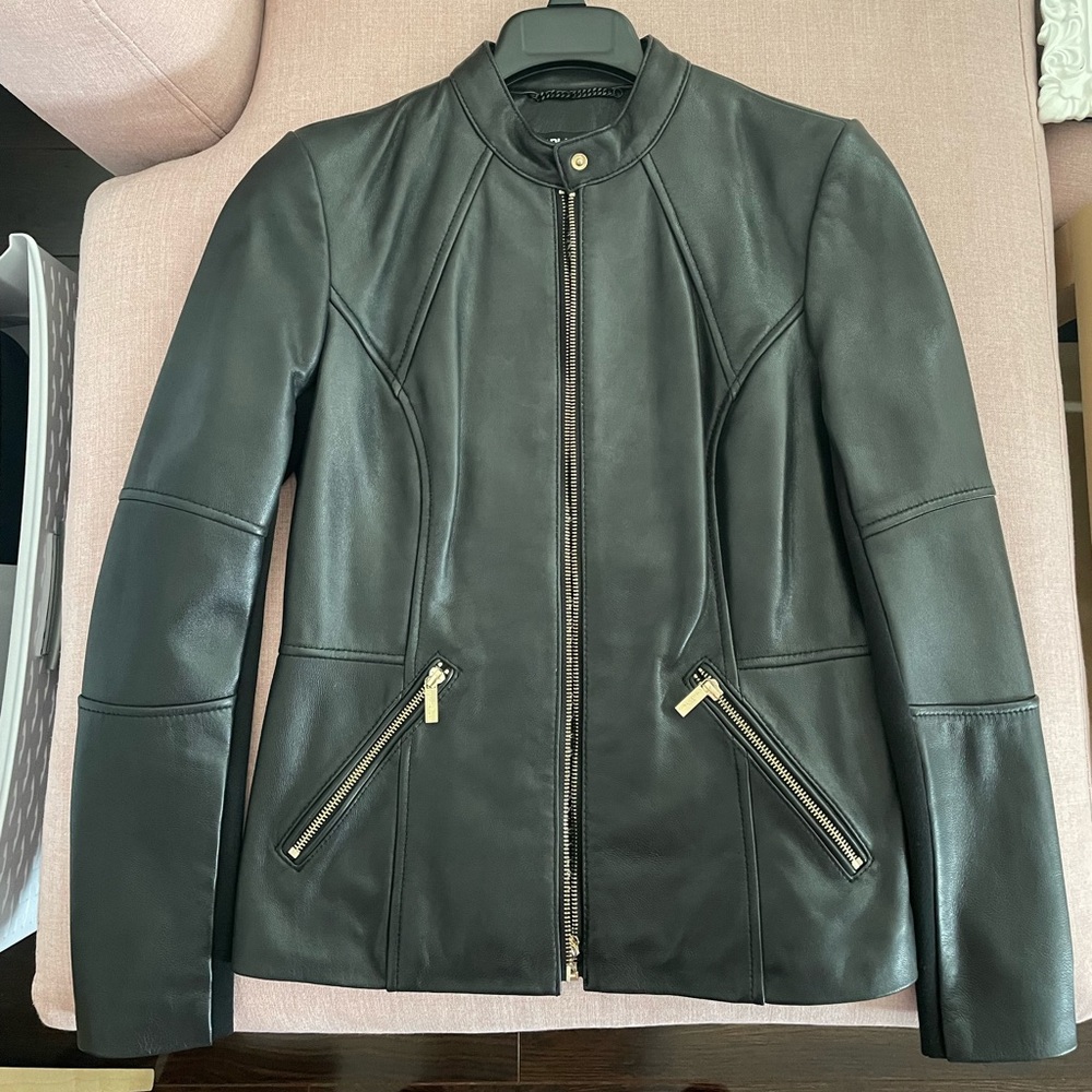 Karl Lagerfeld Leather Jacket - Like New